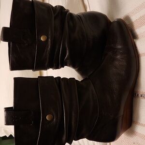 Frye Slouch Wedge Boots - Women